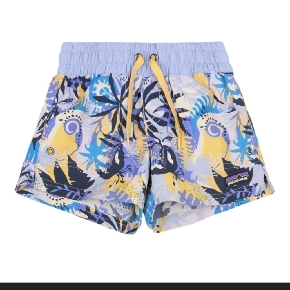 Kids Patagonia Costa Rica Baggies Printed Shorts - Picture 1 of 5